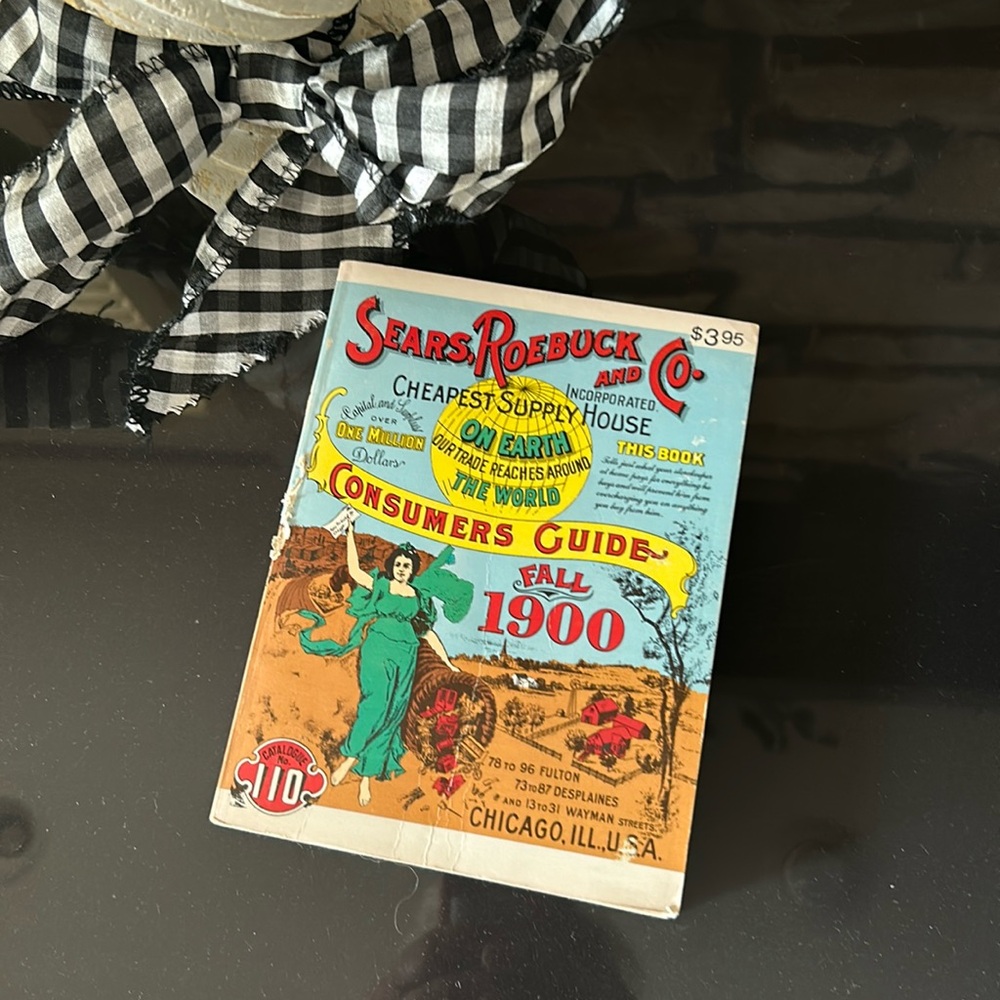 Sears and Roebuck Company Catalogue 1900 Reproduction, Vintage